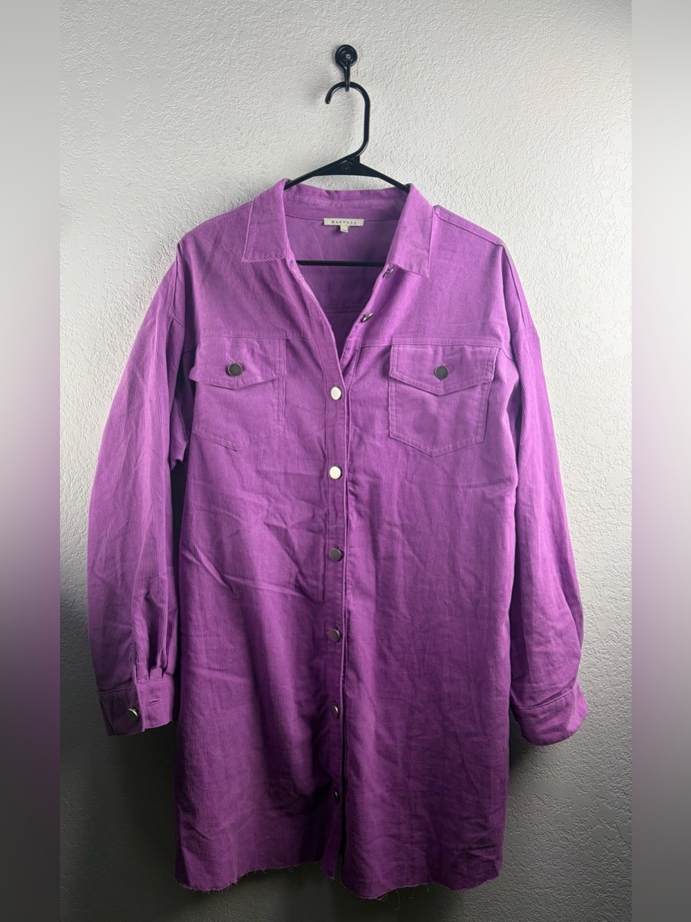 Baevely Women’s Purple/Pink Corduroy Cowgirl Dress Size L NC0316